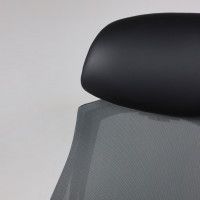 Кресло AksHome Space (Спэйс) черная ткань/серая сетка купить в Минске