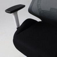 Кресло AksHome Space (Спэйс) черная ткань/серая сетка купить в Минске