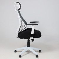 Кресло AksHome Space (Спэйс) черная ткань/серая сетка купить в Минске