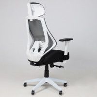 Кресло AksHome Space (Спэйс) черная ткань/серая сетка купить в Минске