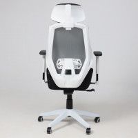 Кресло AksHome Space (Спэйс) черная ткань/серая сетка купить в Минске