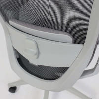 Кресло AksHome SPIRIT темно-серая сетка + серая ткань/серый полиамид купить в Минске