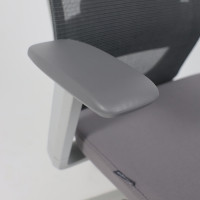 Кресло AksHome SPIRIT темно-серая сетка + серая ткань/серый полиамид купить в Минске