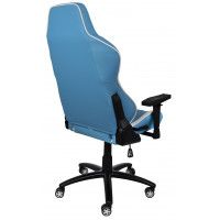 Кресло AksHome Sprinter (Спринтер) голубой/белый купить в Минске