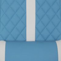 Кресло AksHome Sprinter (Спринтер) голубой/белый купить в Минске