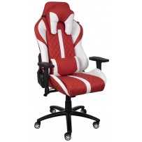 Кресло AksHome Sprinter (Спринтер) белый/красный