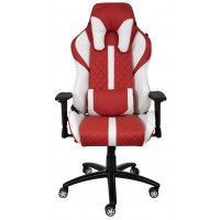 Кресло AksHome Sprinter (Спринтер) белый/красный купить в Минске Кресло AksHome Sprinter (Спринтер) белый/красный купить в Минске