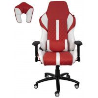 Кресло AksHome Sprinter (Спринтер) белый/красный купить в Минске Кресло AksHome Sprinter (Спринтер) белый/красный купить в Минске