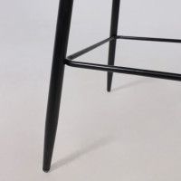 Стул барный AksHome  STELLA (Стелла) бежевый велюр HLR08/черный купить в Минске