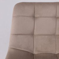 Стул барный AksHome  STELLA (Стелла) бежевый велюр HLR08/черный купить в Минске