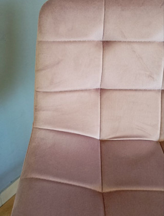 Стул барный AksHome  STELLA (Стелла) пыльная роза велюр HLR25/черный купить в Минске