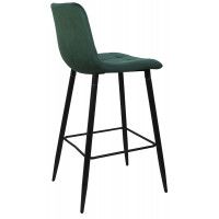 Стул барный AksHome  STELLA (Стелла) зеленый велюр HLR57/черный купить в Минске