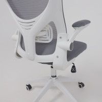 Кресло AksHome STEVE (Стив) серый/белый купить в Минске