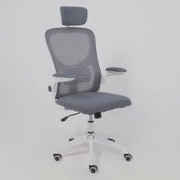 Кресло AksHome STEVE (Стив) серый/белый купить в Минске