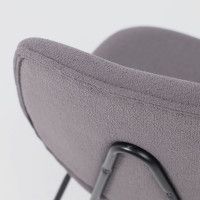 Кресло AksHome SWAY серое букле SD8068-5/черный купить в Минске