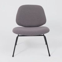 Кресло AksHome SWAY серое букле SD8068-5/черный купить в Минске