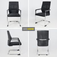 Кресло AksHome TAX (Такс) черный/хром купить в Минске Кресло AksHome TAX (Такс) черный/хром купить в Минске
