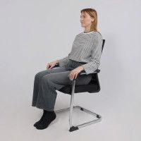 Кресло AksHome TAX (Такс) черный/хром купить в Минске Кресло AksHome TAX (Такс) черный/хром купить в Минске