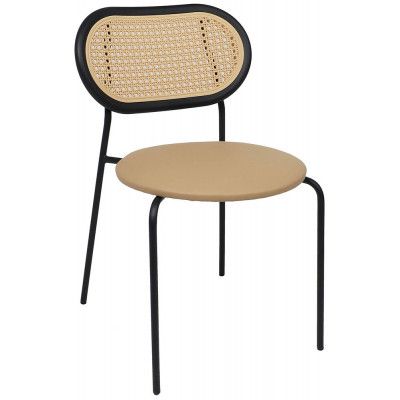 Стул AksHome Teo капучино+бежевый/черный купить в Минске