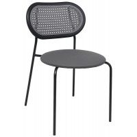 Стул AksHome Teo серый/черный