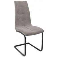 Стул AksHome Tomas (Томас) серо-бежевый велюр TYN 997-18 /черный Стул AksHome Tomas (Томас) серо-бежевый велюр TYN 997-18 /черный