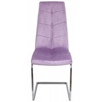 Стул AksHome Tomas (Томас) сиреневый велюр HLR-26 /хром купить в Минске