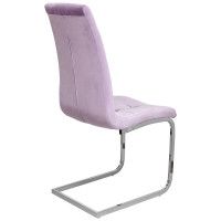 Стул AksHome Tomas (Томас) сиреневый велюр HLR-26 /хром купить в Минске