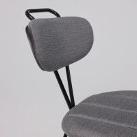 Кресло AksHome TORI серый велюр VOSS 15/черный купить в Минске Кресло AksHome TORI серый велюр VOSS 15/черный купить в Минске