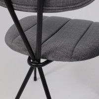 Кресло AksHome TORI серый велюр VOSS 15/черный купить в Минске Кресло AksHome TORI серый велюр VOSS 15/черный купить в Минске