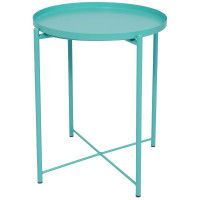 Стол журнальный AksHome TRICK d 420*520 зеленый