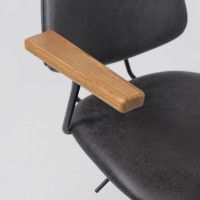 Кресло AksHome TRIX (Трикс) экокожа винтажный черный WATUSI 16/черный купить в Минске