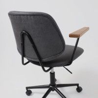 Кресло AksHome TRIX (Трикс) экокожа винтажный черный WATUSI 16/черный купить в Минске