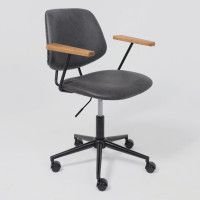 Кресло AksHome TRIX (Трикс) экокожа винтажный черный WATUSI 16/черный купить в Минске