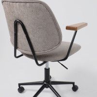 Кресло AksHome TRIX (Трикс) экокожа винтажный светло-серый WATUSI 09/черный купить в Минске