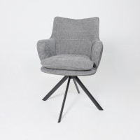 Стул поворотный TRUMP-R 360 g22 GRAPHITE шенилл LUX - Graphite замша LUX/черный купить в Минске Стул поворотный TRUMP-R 360 g22 GRAPHITE шенилл LUX - Graphite замша LUX/черный купить в Минске