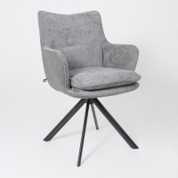 Стул поворотный TRUMP-R 360 g22 GRAPHITE шенилл LUX - Graphite замша LUX/черный купить в Минске Стул поворотный TRUMP-R 360 g22 GRAPHITE шенилл LUX - Graphite замша LUX/черный купить в Минске