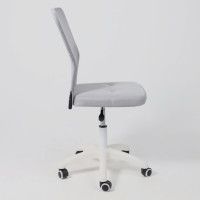 Кресло AksHome TYPE (Тайп) ткань-сетка светло-серый/белый купить в Минске