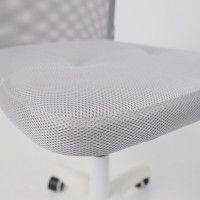 Кресло AksHome TYPE (Тайп) ткань-сетка светло-серый/белый купить в Минске