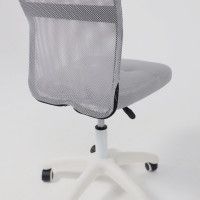 Кресло AksHome TYPE (Тайп) ткань-сетка светло-серый/белый купить в Минске