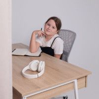 Кресло AksHome TYPE (Тайп) ткань-сетка светло-серый/белый купить в Минске