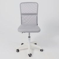 Кресло AksHome TYPE (Тайп) ткань-сетка светло-серый/белый купить в Минске