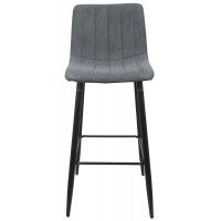 Стул барный AksHome ULTRA (Ультра) темно-серый 1701-30/черный купить в Минске Стул барный AksHome ULTRA (Ультра) темно-серый 1701-30/черный купить в Минске