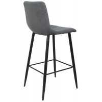 Стул барный AksHome ULTRA (Ультра) темно-серый 1701-30/черный купить в Минске Стул барный AksHome ULTRA (Ультра) темно-серый 1701-30/черный купить в Минске