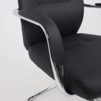 Кресло Akshome VELLA (Велла) экокожа черный купить в Минске