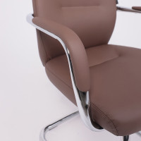 Кресло Akshome VELLA (Велла) экокожа коричневый купить в Минске