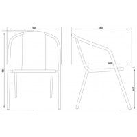 Кресло садовое VERONA PP купить в Минске