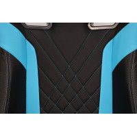 Кресло AksHome Viking (Викинг) голубой/черный купить в Минске