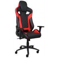 Кресло AksHome Viking (Викинг) красный/черный