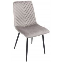 Стул AksHome VIOLIN (Виолин) бежевый велюр/черный