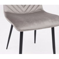 Стул AksHome VIOLIN (Виолин) бежевый велюр/черный купить в Минске Стул AksHome VIOLIN (Виолин) бежевый велюр/черный купить в Минске